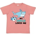 thumbnail image 3 of Inktastic My Uncle Loves Me with Cute Sharks Boys or Girls Toddler T-Shirt, 3 of 5