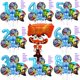 thumbnail image 5 of Nuevo fondo de cumpleaños de Disney Inside Out 2, globos, kit de suministros de decoración para fiestas Inside Out, vasos de papel, platos, servilletas, juego de decoración para niños, 5 of 5