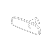 Genuine OE Mopar Mirror Inside - 68158203AB Fits select: 2016-2018 JEEP WRANGLER UNLIMITED, 2015 JEEP WRANGLER UNLIMITED SPORT