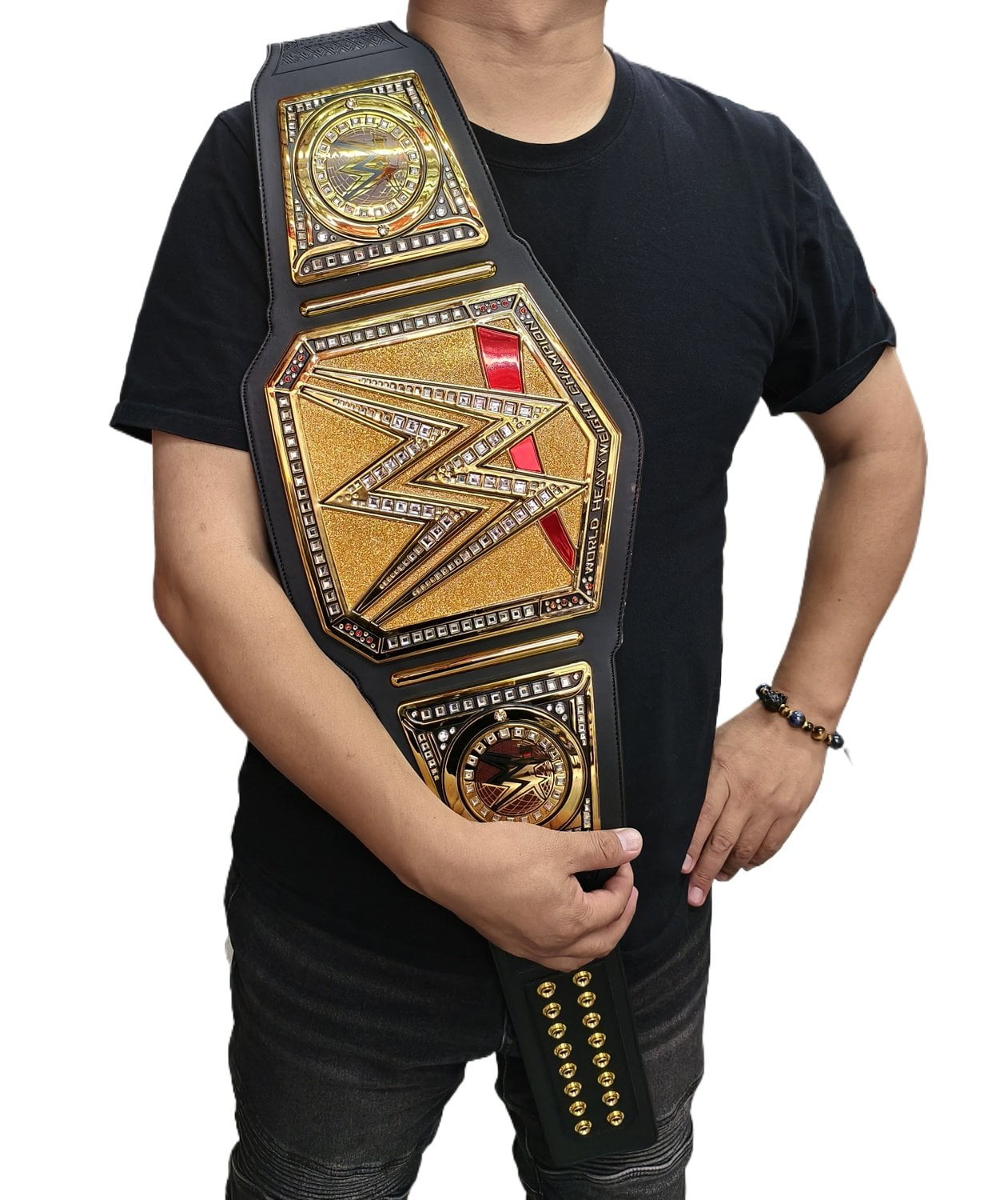 Adult Real Man's New Big Gold World Heavyweight Wrestling