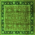 thumbnail image 1 of Ahgly Company Indoor Square Oriental Green Industrial Area Rugs, 6' Square, 1 of 4