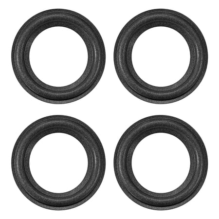 2.5 2.5 inches Speaker Foam Edge Surround Rings Replacement Parts for Speaker Repair or DIY 4 pcs