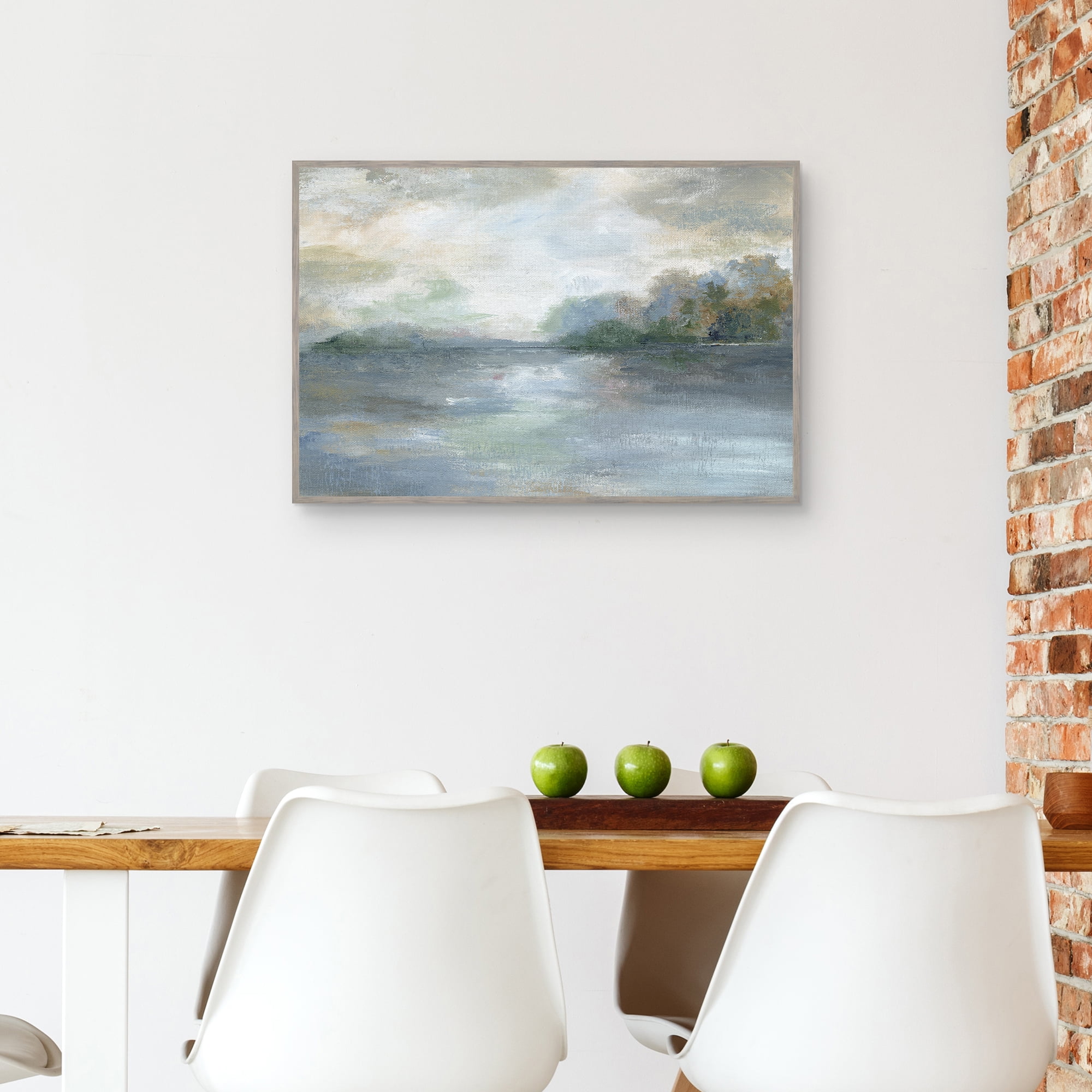 Blue Ethereal by Nan Framed Canvas Art Print