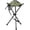 Camo-fabric, variant on Tall Folding Tripod Stool for Outdoor Camping Walking Hunting Hiking Fishing Travel, Support 225 lbs