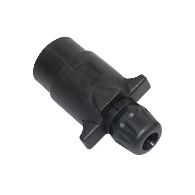 Riwesomey Enchufe de remolque europeo de 7 pines y 12V, convertidor de remolque, conector de remolque, adaptador de transferencia, accesorios Vehículos, repuestos y accesorios Mis