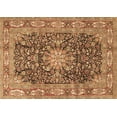 thumbnail image 1 of Ahgly Company Indoor Rectangle Medallion Brown Traditional Area Rugs, 2' x 4', 1 of 4