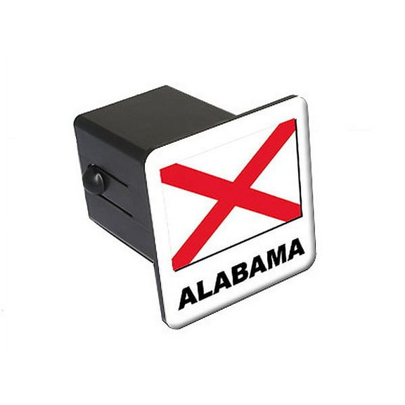 AL Alabama State Flag Tow Hitch Cover