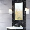 thumbnail image 2 of Bellaterra Home Solid wood frame mirror-black, 2 of 2