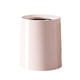 thumbnail image 1 of Bearachild Cubo de basura ABS, cubo de basura de boca ancha, a prueba de golpes, estilo japonés, parte inferior antideslizante, cubo de Suministros de limpieza para el hogar rosa pequeño, 1 of 6