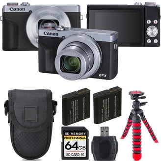 Canon PowerShot G7 X Mark III Digital Camera (Silver) + Extra