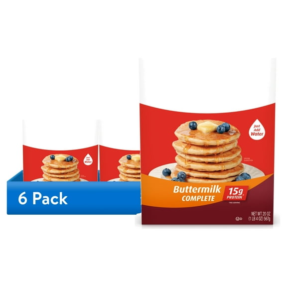 (6 pack) Premier Protein Buttermilk Complete Pancake Mix