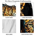 thumbnail image 4 of luoweisi Men's Beach Shorts Quick Dry Swim Trunks with Mesh Lining Leopard S, 4 of 5