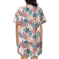 thumbnail image 6 of Sigee Tropical Leaves for Sleepwear Casual Pjs with Pockets Women's Pajamas Sets Shorts 2 Piece Short Sleeve Lounge Sets XX-Large, 6 of 9