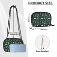 thumbnail image 4 of FORMRS Mini Crossbody Bag for Women Adjustable Rope Shoulder Casual Phone Purse, Red Christmas Trees, 4 of 7