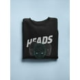 thumbnail image 3 of Heads In 3d Sweatshirt Men -Image by Shutterstock, Male Medium, 3 of 4