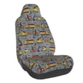 thumbnail image 1 of Wukai Modern Excavator Full Set Car Seat Covers with Soft Padding Universal Auto Front Seats Protector and Cushion Mat, 1 of 5