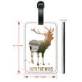 thumbnail image 2 of In to the Wild…Deer - Luggage ID Tags / Suitcase Identification Cards - Set of 2, 2 of 5