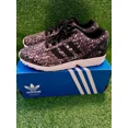 thumbnail image 3 of Ad-id-as Running ZX Flux Monochrome Shoes B24394 Men's Size 9 Black Grey, 3 of 6