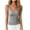 Gray, variant on Women's Sleeveless Tank Top Casual U Neck Loose Fit Summer Blouse Tops