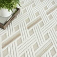 thumbnail image 6 of Nourison Casual 6'7" x 9'2" Ivory Beige Modern Indoor Rug, 6 of 8
