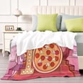 thumbnail image 4 of Juego de Pizza anti-pilling, suave, ligera, esponjosa y acogedora de lujo para hogar y cocina – Perfecta para niños y adultos, 100 x 150 cm, 4 of 6