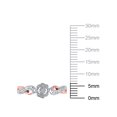 thumbnail image 4 of 1/20 Carat T.W. (I3 clarity, I-J color) Hold My Hand Diamond Promise Ring in Sterling Silver with 14K Rose Gold Plating, Size 7, 4 of 5