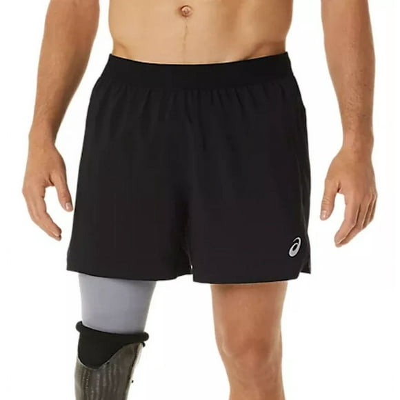 Short Running Asics Road 2-n-1 5in Negro Hombre 2011c388.002