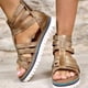 thumbnail image 1 of Zapatos de mujer Verano Nuevas sandalias de mujer romanas cómodas de suela gruesa Wmkox8yii shjk4449, 1 of 5