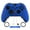 Blue, variant on eXtremeRate Chameleon Purple Blue Faceplate Cover, Glossy Front Housing Shell Case Replacement Kit for Xbox One Elite Series 2 Controller Model 1797 - Thumbstick Accent Rings Included