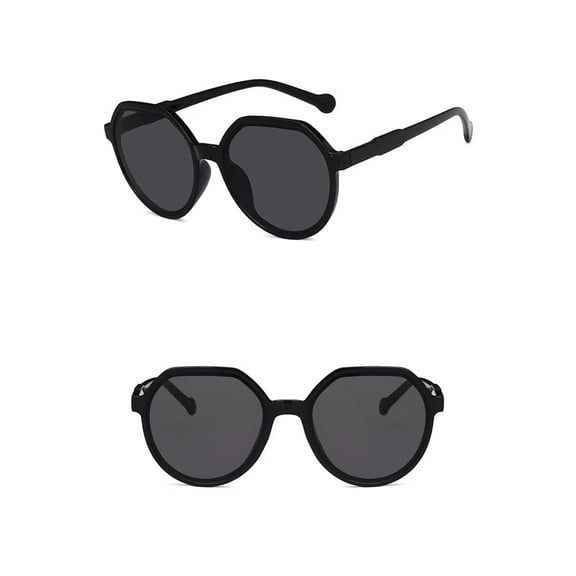 Trendy Round Sunglasses Solid Color And Color Blocking Sunglasses That Go over Glasses Wraparound for Women Clip on for Women compatible with Polarized Bride Getting Ready Outfits Vintage Cat Jewelry