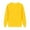 Yellow, variant on Sweatshirt for Women Ladies Autumn Winter Crew Neck Solid Color Fit for Womens Pullover Sweatshirt Yellow L