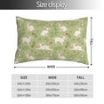 thumbnail image 2 of Naloa Cute Rabbit And Flower Pillow Covers, Throw Pillow Case Cushion Covers,Cushion for Bedroom,Couch,Home-14"x20", 2 of 6