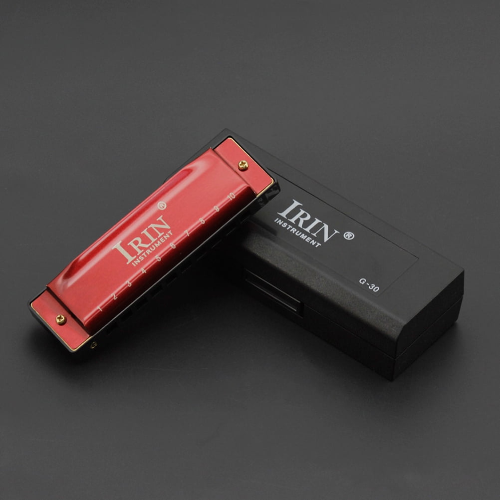 2 Pack 10 Hole 20 Tone Harmonica Instrument Zie Blues Exquisite Workmanship