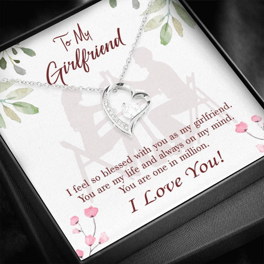 Express Your Love Gifts Girlfriend Birthday Gift You Make My Day 18k Gold or Stainless Steel 18 Necklace Girlfriend Gift