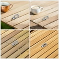 thumbnail image 3 of OUNONA 2Pcs Plated Silver Awning Clips for Shade Weather Resistant Awning Accessory with Enhanced Stability, 3 of 8