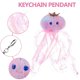 thumbnail image 2 of Plush Keychain Animal Keyring Adorable Keychain Cartoon Keychain Bag Hanging Pendant, 2 of 3