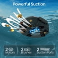 thumbnail image 2 of Talosbo S2 Automatic Cordless Robotic Pool Vacuum Cleaner with Dual Filters for Above-Ground & Flat Inground Pools, 90 Min Runtime, 2 of 9