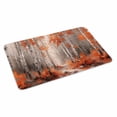 thumbnail image 2 of Red Orange Door Mat&nbsp;Indoor Outdoor Entrance, Non Slip Small Rug for Kitchen Bathroom Entryway Rug, Modern Oil Painting Art Forest Washable Doormat Floor Mat for Office Home Decor 16x24 Inch, 2 of 8