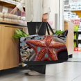 thumbnail image 6 of Starfish Large Capacity Reusable Toy, Picnic, and Storage Basket - Foldable Oxford Cloth Material for Ultimate Convenience, 6 of 7