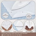 thumbnail image 4 of White Cotton Interfacing Fabric for Sewing 44.5x39 Inch Iron-On Non-Woven Fusible Interfacing Single-Sided Interfacing Lining Fabric for Blouses Dress Shirts DIY Crafts Supplies, 4 of 9