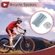 thumbnail image 2 of 36 Set de Radios de Bicicleta 12G 105mm Radios de Rueda de Bicicleta Acero Galvanizado Tono Plateado, 2 of 7