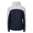 thumbnail image 3 of Women's Cutter & Buck Navy/Gray New York Yankees Charter Eco Recycled Anorak Jacket, 3 of 3