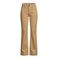 thumbnail image 5 of Hvogkswy Straight Leg Cargo Pants Women, Solid High Waist Flared Pants Button Zipper Pullover Lightweight Casual Hiking Pants with Pockets, 5 of 6