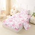 thumbnail image 2 of Erosebridal Dreamy Princess Style Twin Sheet Sets,Pink Loves Heart Bedding For Girls Kids 3-Piece, 2 of 6