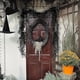 thumbnail image 4 of Guirnalda de hojas de arce artificiales de Halloween | Enredadera de ratán de poliéster negro 28x25cm | Decoración interior colgante para chimenea, fiesta, Acción de Gracias, boda | Diseño, 4 of 6