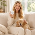 thumbnail image 6 of Pet Paw Print Kit,DIY Clay Paw Print Keepsake Kit for Dogs & Cats,Pet Memorial Craft Gift,Non-Toxic Air Dry Clay Kit to Capture Your Pet’s Paw Impression,White, 6 of 6