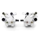 thumbnail image 3 of 2pc Motorcycle ATV Front L+R Brake Caliper for Yamaha ATV Quad Banshee Kodiak Grizzly YFM350 YFM400, 3 of 5