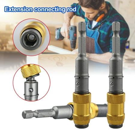 

RuiKe Magnetic Drill Extension Quick Release Set 1/4 Tools with Hexagonal Shank Drill Bits
