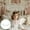 White, variant on CaiYueKe 2 Pcs Handmade Bow Garland Bow Tie String for Room Nursery Early Education Party Decoration Webbing Pull Bunting Banner Wall Hanging Festive Colorful Ribbon Decor