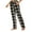 Brown, variant on LEBONYARD Womens Pants Plus Size Clerance $5,Womens Casual Comfortable Plaid Prints Pajamas Wide Leg Pants Long Yoga Pants Blue XXL